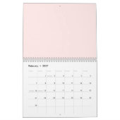 Calendrier mignon pour filles (Feb 2027)