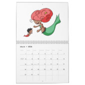 Calendrier Mignonne Mignonne à thème (Mar 2026)