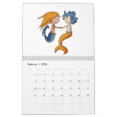 Calendrier Mignonne Mignonne à thème (Feb 2026)
