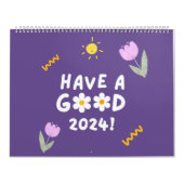 Calendrier Mignonnes citations 2024 (Protection)