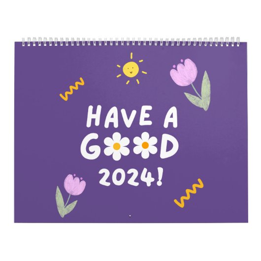 Calendrier Mignonnes citations 2024 (Protection)