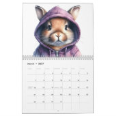 Calendrier Mignons lapins en Sweat - shirt à capuche 2026 Cal (Mar 2027)