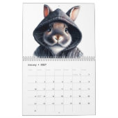 Calendrier Mignons lapins en Sweat - shirt à capuche 2026 Cal (Jan 2027)