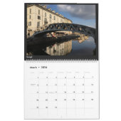 Calendrier Milano moderne et antique - Italie - photo (Mar 2026)