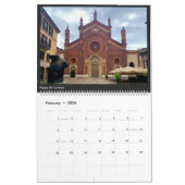Calendrier Milano moderne et antique - Italie - photo (Feb 2026)