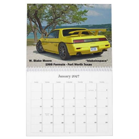 Calendrier Mile High Fieros 2012 (Jan 2027)