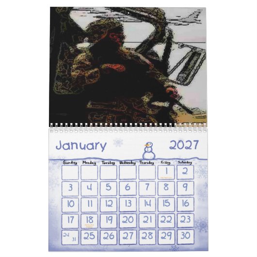 Calendrier militaire (Jan 2027)