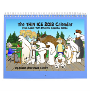 Calendrier mince de la glace 2018