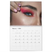 Calendrier Mini-esthétique Visage Logo Maquillage Artiste Ros (Feb 2026)