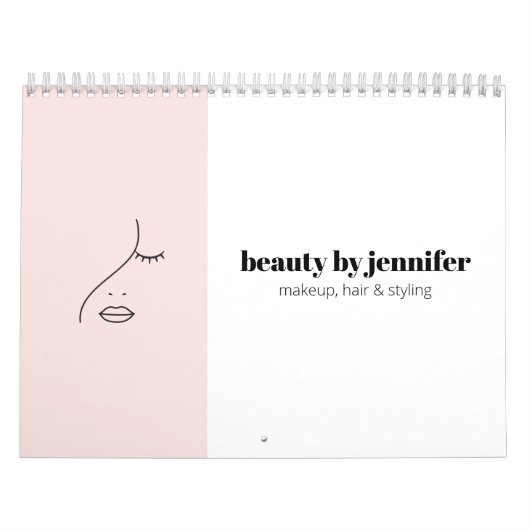 Calendrier Mini-esthétique Visage Logo Maquillage Artiste Ros (Protection)