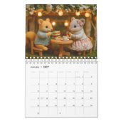 Calendrier Miniature CottageCore Animal (Jan 2027)