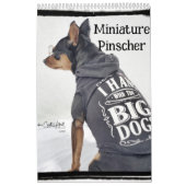 Calendrier Miniature Pinscher One (Protection)