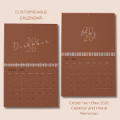 Calendrier Minimalist Clean Design
