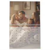 Calendrier Minimalist Custom Family Photo 2026 (Feb 2026)