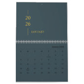 Calendrier Minimalist Modern 2026 Wall Calendar (Jan 2026)