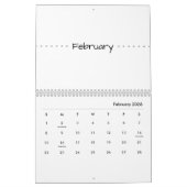 Calendrier Minimalist Modern Elegant 2026 Calendar (Feb 2026)