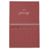 Calendrier Minimalist Modern Elegant 2026 Calendar (Jan 2026)