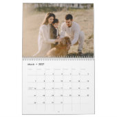 Calendrier Minimalist Modern Family Photo 2026  (Mar 2027)