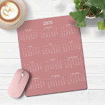 Calendrier minimaliste 2025 moderne Rose rose<br><div class="desc">🌟 Ceci est pour 2025 🌟 2025 Moderne Simple Rose Pink and White Calendar Pad avec un calendrier simple et minimaliste année par année. Les couleurs sont toutes personnalisables. Veuillez nous contacter à cedarandstring@gmail.com si vous avez besoin d'aide pour la conception ou les produits correspondants.</div>