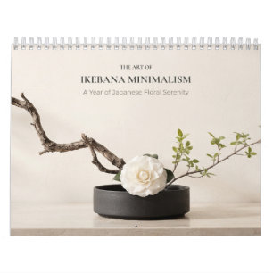 Calendrier Minimaliste Ikebana Japonais