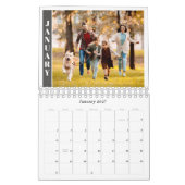 Calendrier Minimaliste Moderne Une Photo Par Mois (Jan 2027)