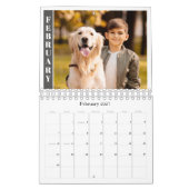 Calendrier Minimaliste Moderne Une Photo Par Mois (Feb 2027)