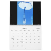 Calendrier Minute avec un champignon (Mar 2026)