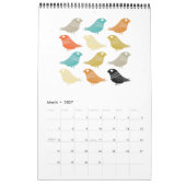 Calendrier Mmilieu du siècle moderne #3 Art original Retro (Mar 2027)