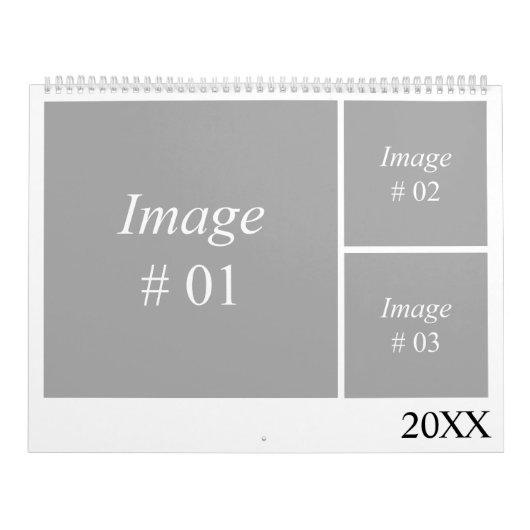 Calendrier modèle de collection instagram de 12 mois (Protection)