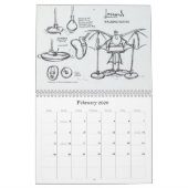 Calendrier modèle de feuille de Leonardo 2010 (Feb 2026)