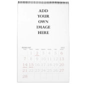 Calendrier modèle grande impression sur une page (Feb 2027)