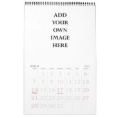 Calendrier modèle grande impression sur une page (Mar 2027)