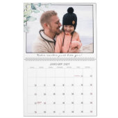 Calendrier Modèle photo Greenery Papa ID931 (Jan 2027)