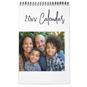 Calendrier Modèle photo minimaliste moderne Simple chaque ann (Protection)