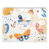 Calendrier Modern Abstract Butterflies Photo Calendar 2026 (Protection)