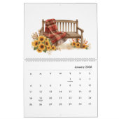 Calendrier Modern and Stylish Sunflower Monthly Calendar 2026 (Jan 2026)