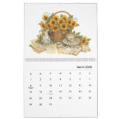 Calendrier Modern and Stylish Sunflower Monthly Calendar 2026 (Mar 2026)