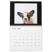 Calendrier Modern Black Scrapbook Pet Photo (Jan 2026)