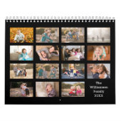 Calendrier Modern Custom 15 Month Photo (Protection)