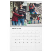 Calendrier Modern Custom Family Photo Calendar (Feb 2026)