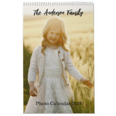 Calendrier Modern Family Photo Collage Calendar (Protection)
