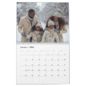 Calendrier Modern Minimalist Family Photo Calendar (Jan 2026)