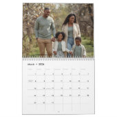 Calendrier Modern Minimalist Family Photo Calendar (Mar 2026)