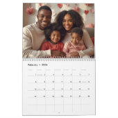 Calendrier Modern Minimalist Family Photo Calendar (Feb 2026)