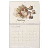 Calendrier Modern Minimalist Family Photo Calendar 2026 (Feb 2026)