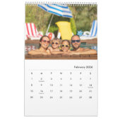 Calendrier Modern Stylish Photo Family 2026 Calendar (Feb 2026)