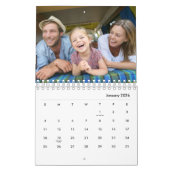 Calendrier Moderne 17 Photos Audacieuses Typographie 2026 (Jan 2026)