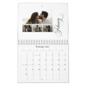 Calendrier Moderne Chic 4 Collage Photo 53 photos (Feb 2027)
