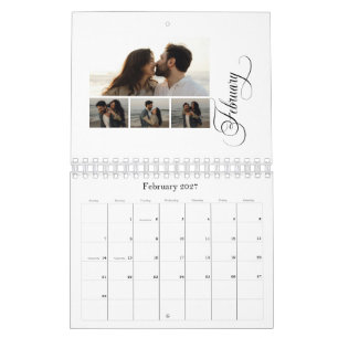 Calendrier Moderne Chic 4 Collage Photo 53 photos