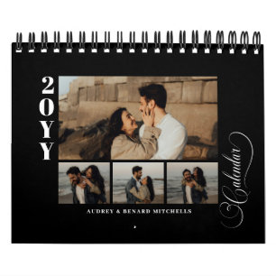 Calendrier Moderne Chic 4 Collage Photo 53 photos